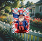 This Uncle Same with his American Flag will be the perfect 4th of July yard decor
