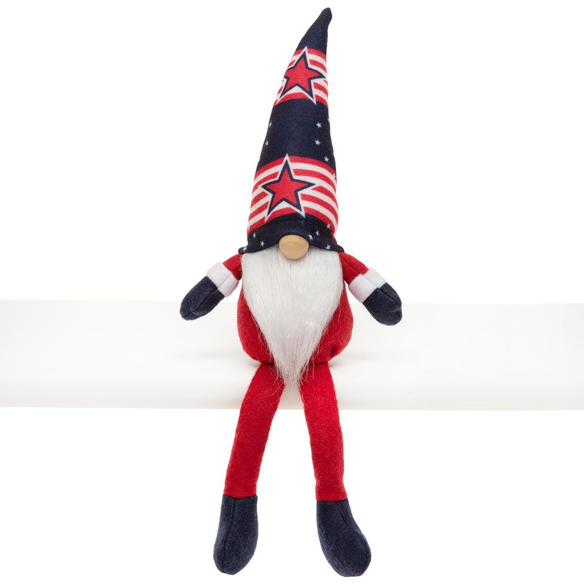 Patriotic Gnome, Wreath Attachment, Uncle Sam Decorative Craft Supply
