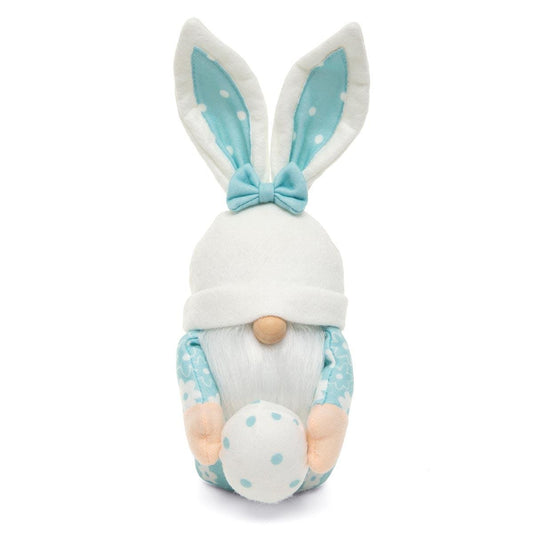 Spring Easter Bunny Gnome with Easter Egg, Wreath Attachment, Decorative Craft Supply