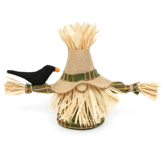 Scarecrow Gnome, Wreath Attachment, Fall Decorative Craft Supply