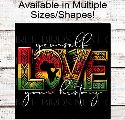 Juneteenth Wreath Sign, African American Love, Black History Month, Inspirational Decor