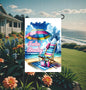 Feelin&#39; Beachy Ocean View Garden Flag