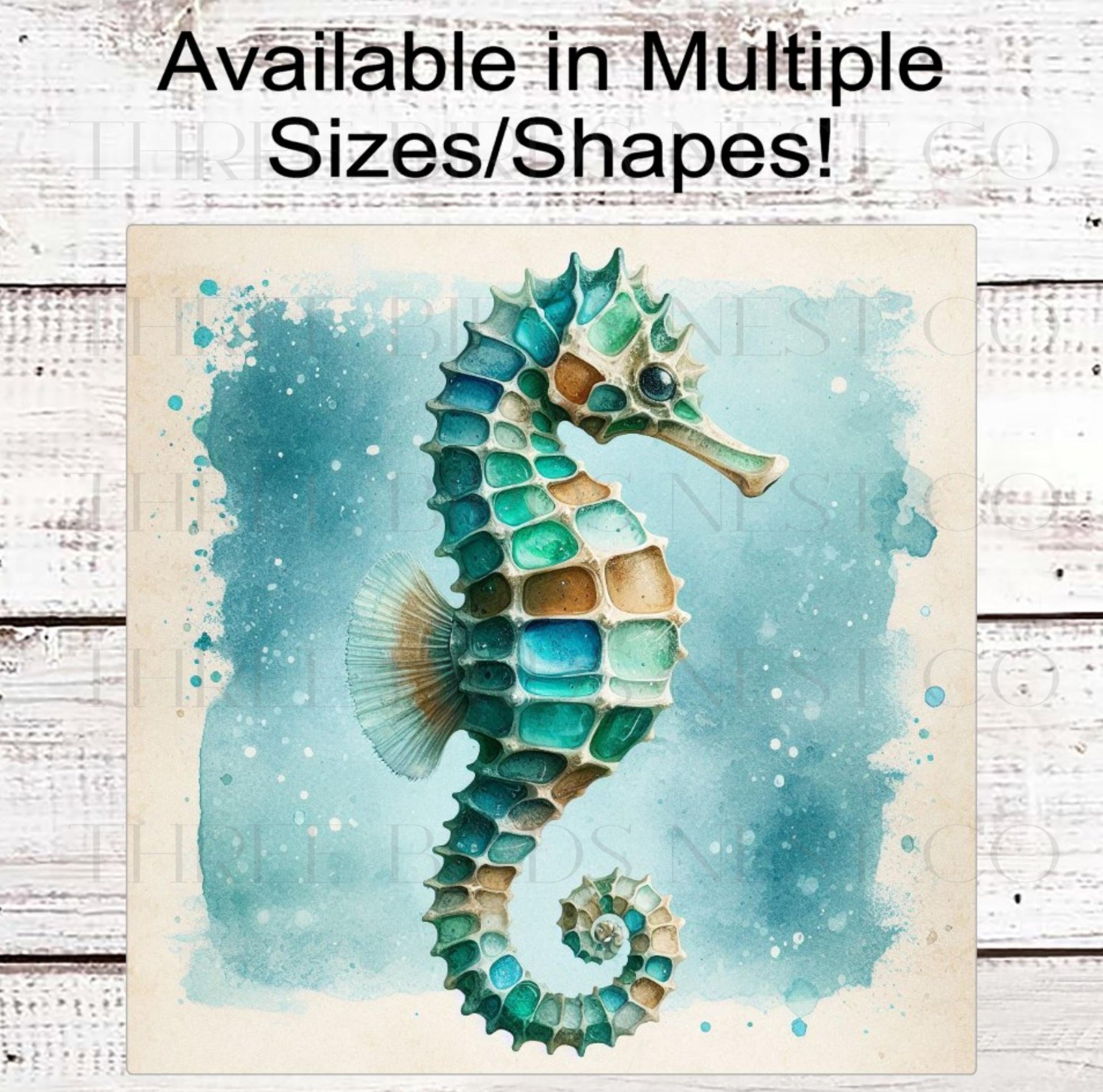 Beach Wreath Sign, Seahorse Lover, Nautical Decor