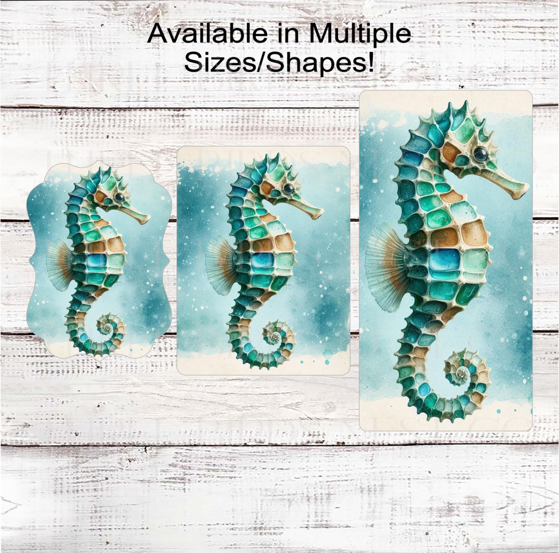 Beach Wreath Sign, Seahorse Lover, Nautical Decor