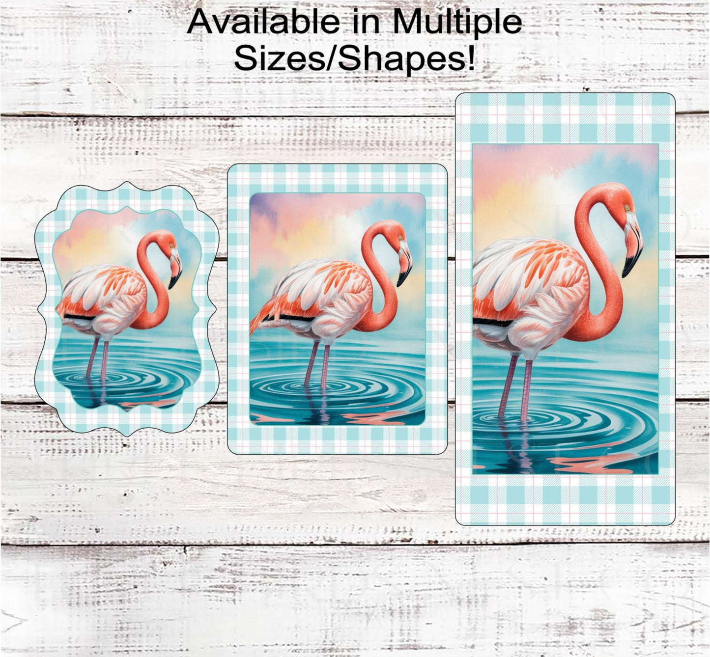 Summer Wreath Sign, Flamingo Lover, The Beach is Calling, Ocean Nautical Decor