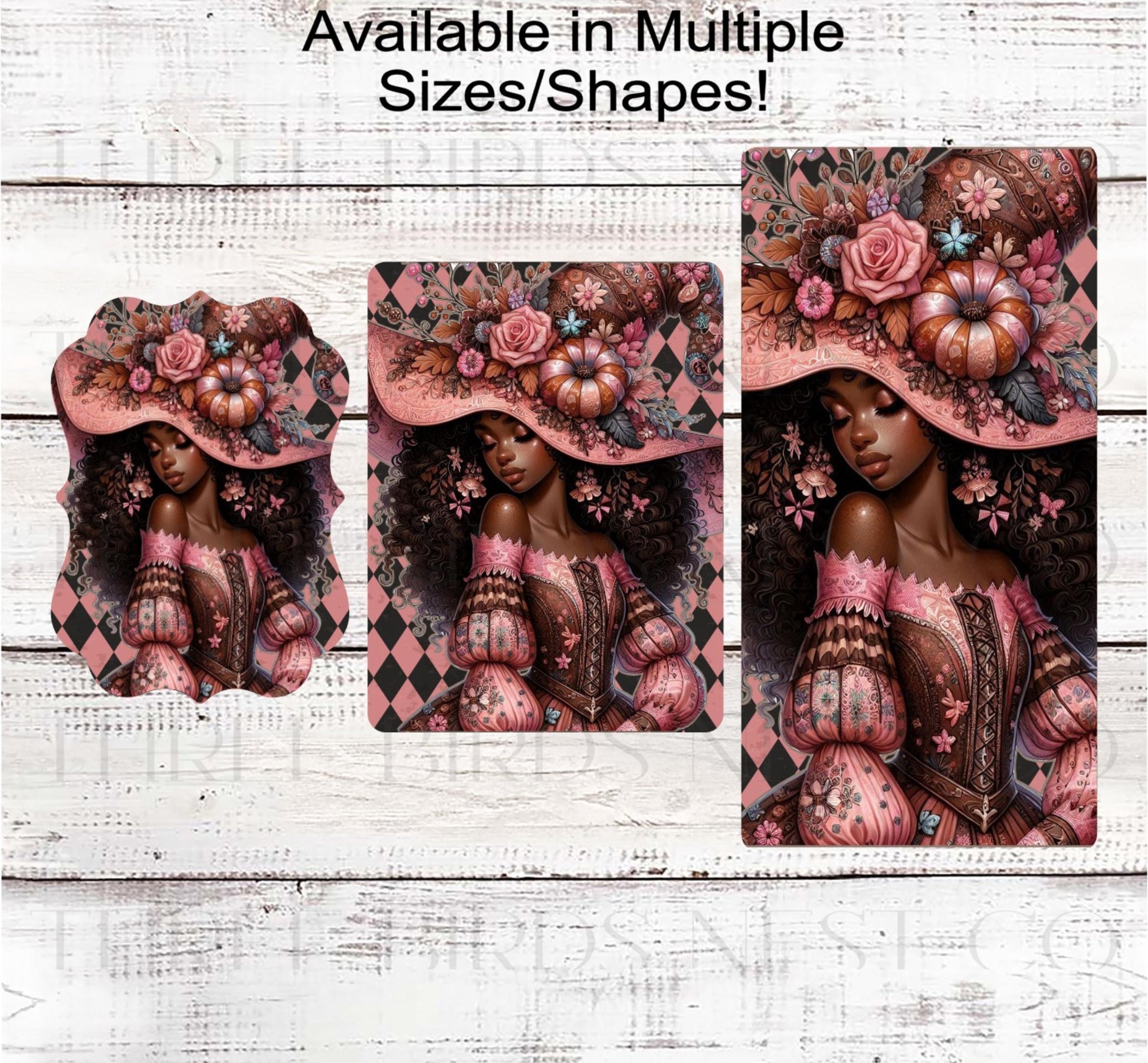 Halloween Wreath Sign, African American Witch Lover, Spooky Decor, Boho Floral