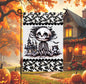 Halloween Double-Sided Garden Flag, Nightmare Lover, Skeleton, Haunted House