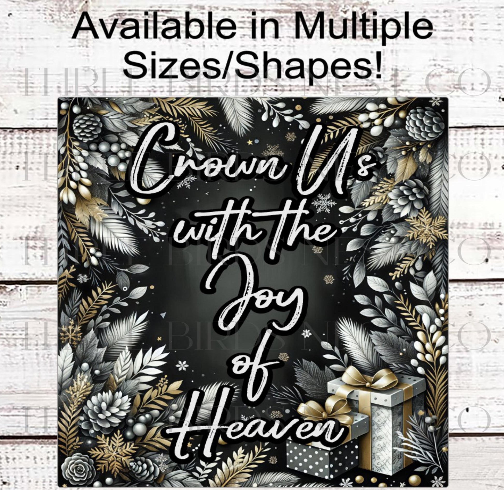 Christmas Wreath Sign, Jesus is the Reason, Religious Gifts, Winter Welcome- CW2188