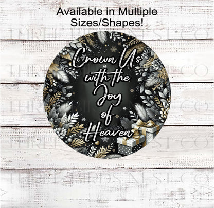 Christmas Wreath Sign, Jesus is the Reason, Religious Gifts, Winter Welcome- CW2188