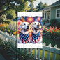Golden Retriever Patriotic Garden Flag, American Dog Bandanas, 4th of July