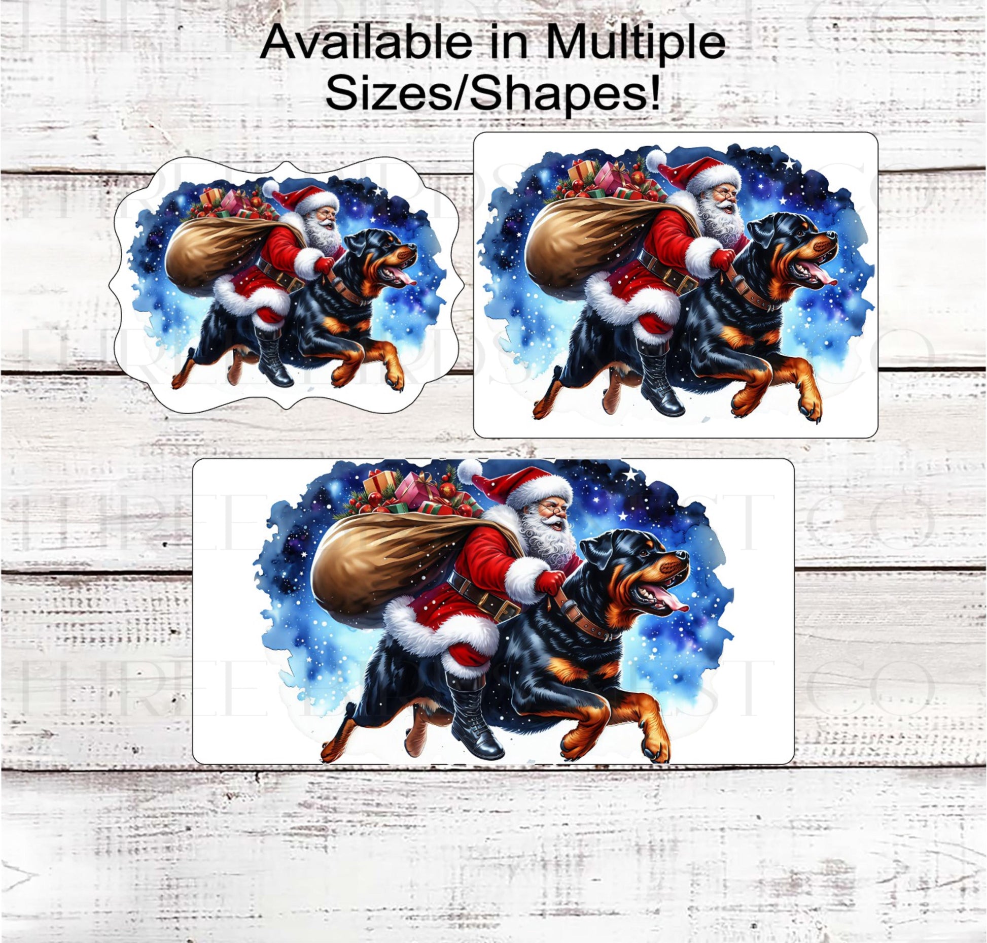 Christmas Wreath Sign, Rottweiler Dog, Rottie Lover- PA2220