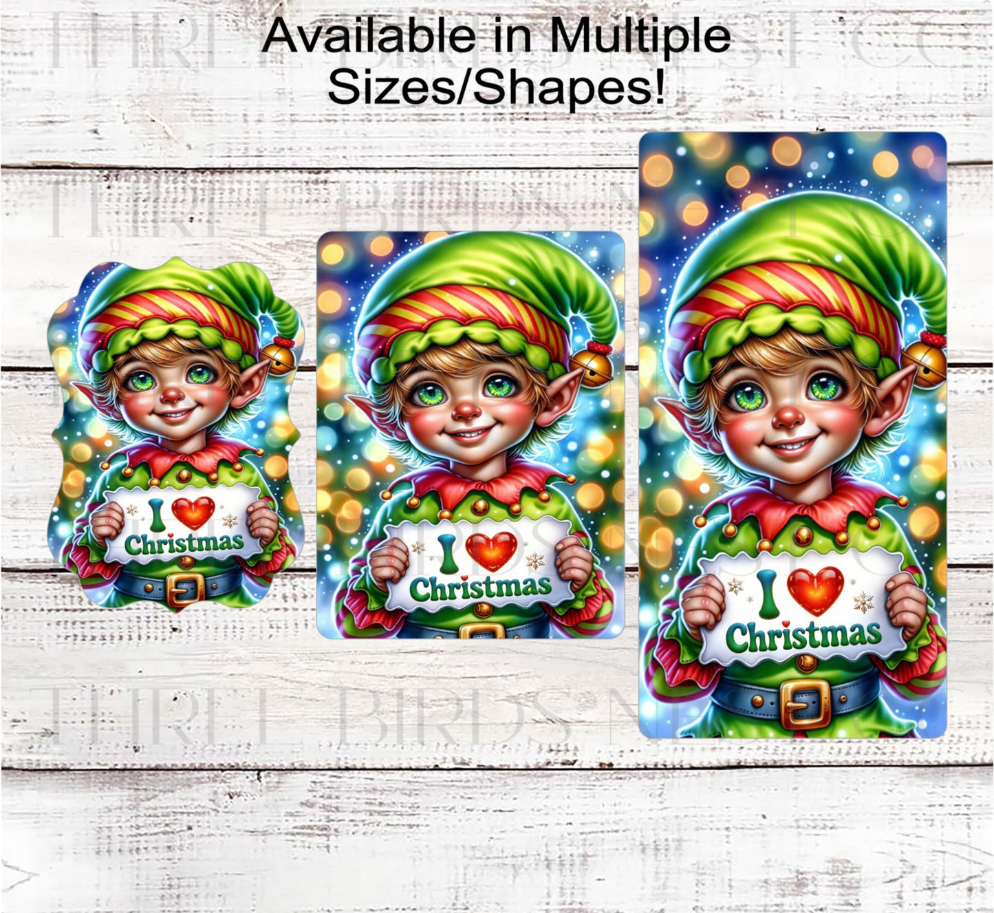 Christmas Love Wreath Sign, Elf Surveillance- CW2229