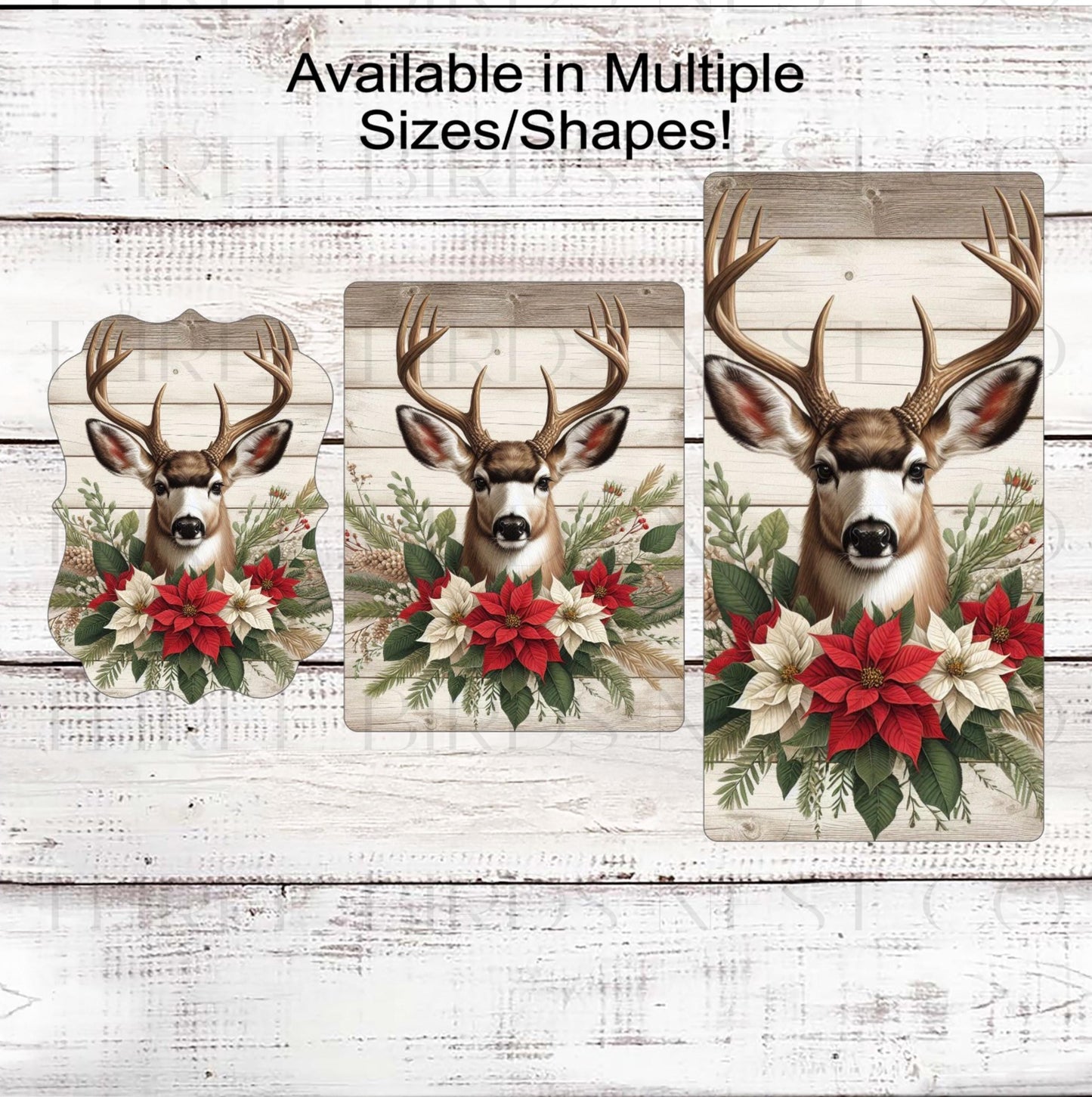 Welcome Wreath Sign, Mule Deer, Rustic Farmhouse, Cabin Decor, Wildlife Lover- PA2269