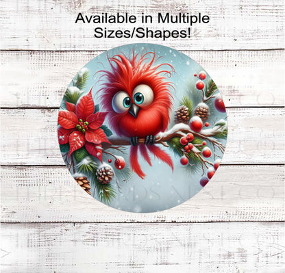 Winter Wreath Signs, Cardinal Bird Lover, Christmas Decor- CW2281