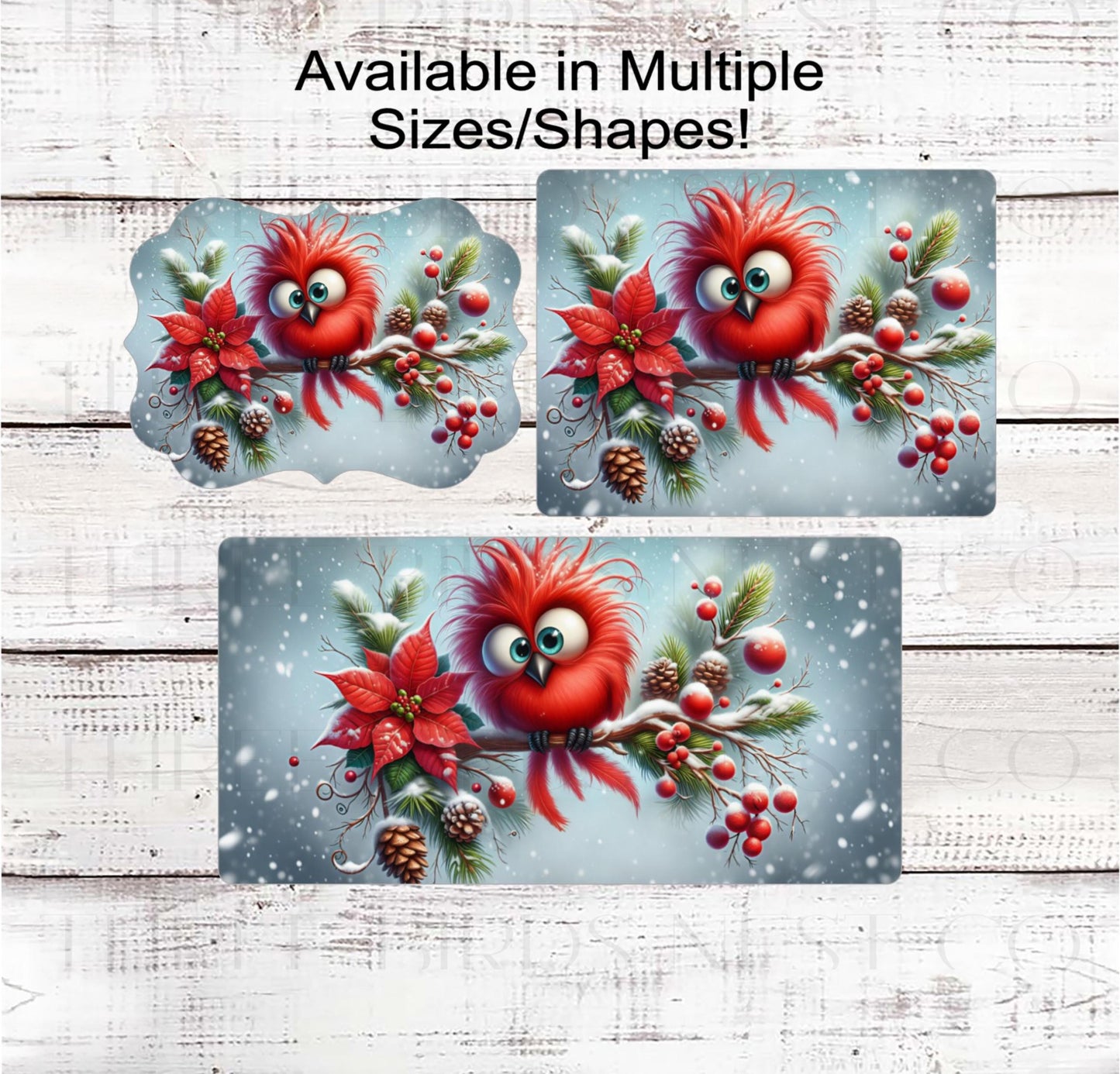 Winter Wreath Signs, Cardinal Bird Lover, Christmas Decor- CW2281