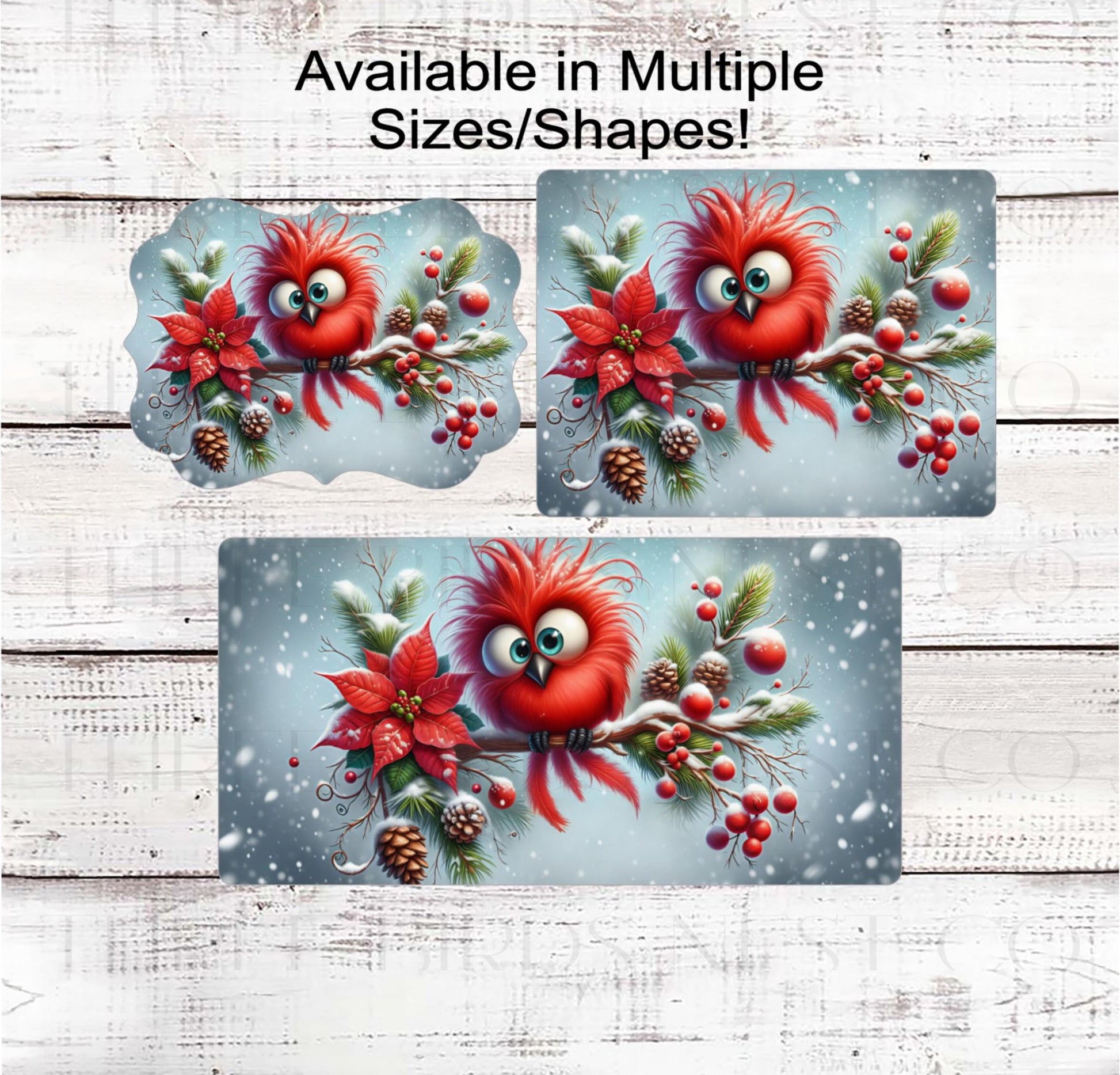 Winter Wreath Signs, Cardinal Bird Lover, Christmas Decor- CW2281