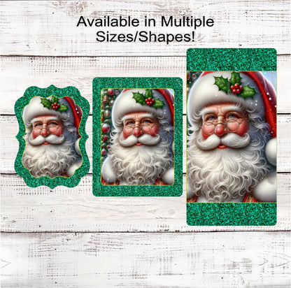Christmas Wreath Signs, Santa Claus- CW2284