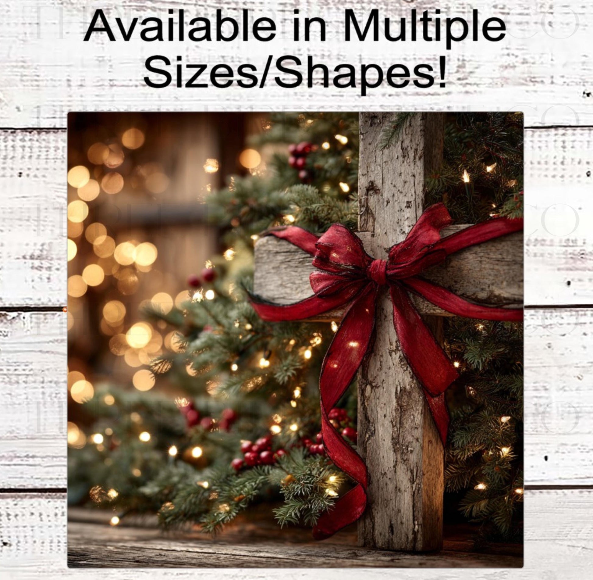 Christian Wreath Signs, Jesus is the Reason, Old Rugged Cross- CW2297