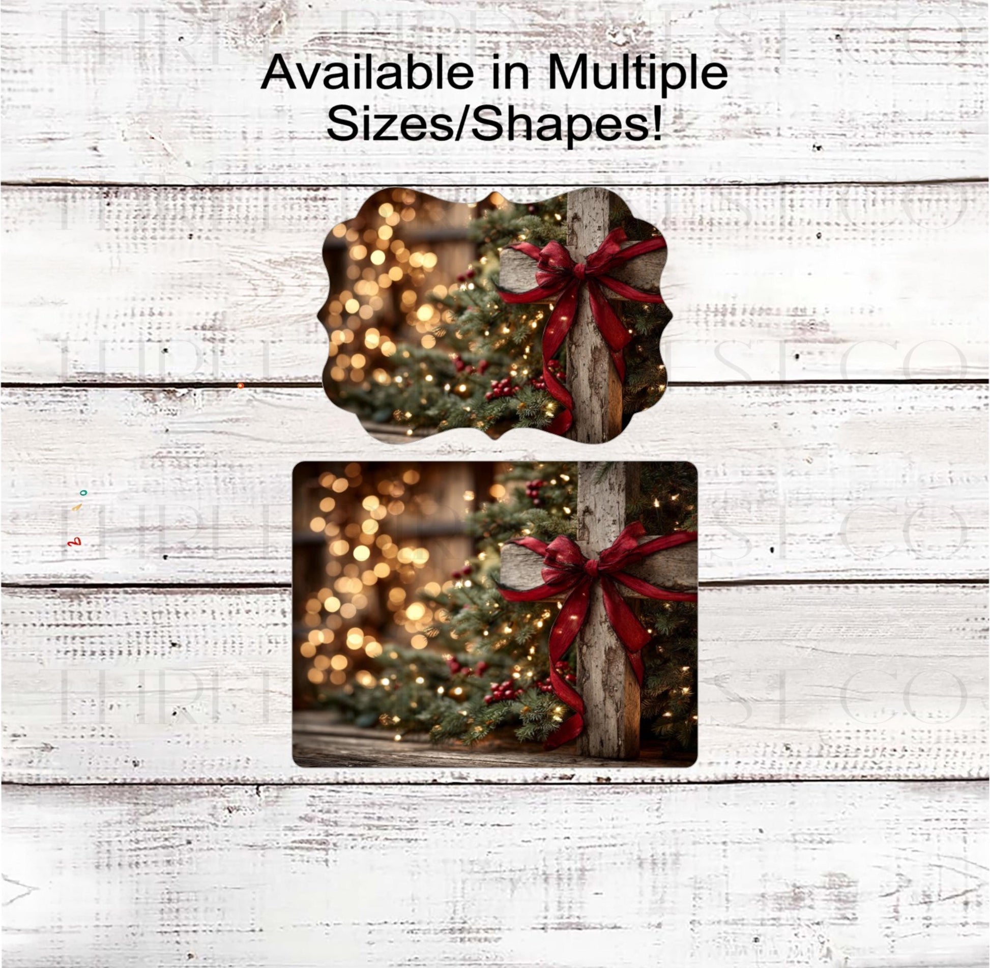 Christian Wreath Signs, Jesus is the Reason, Old Rugged Cross- CW2297