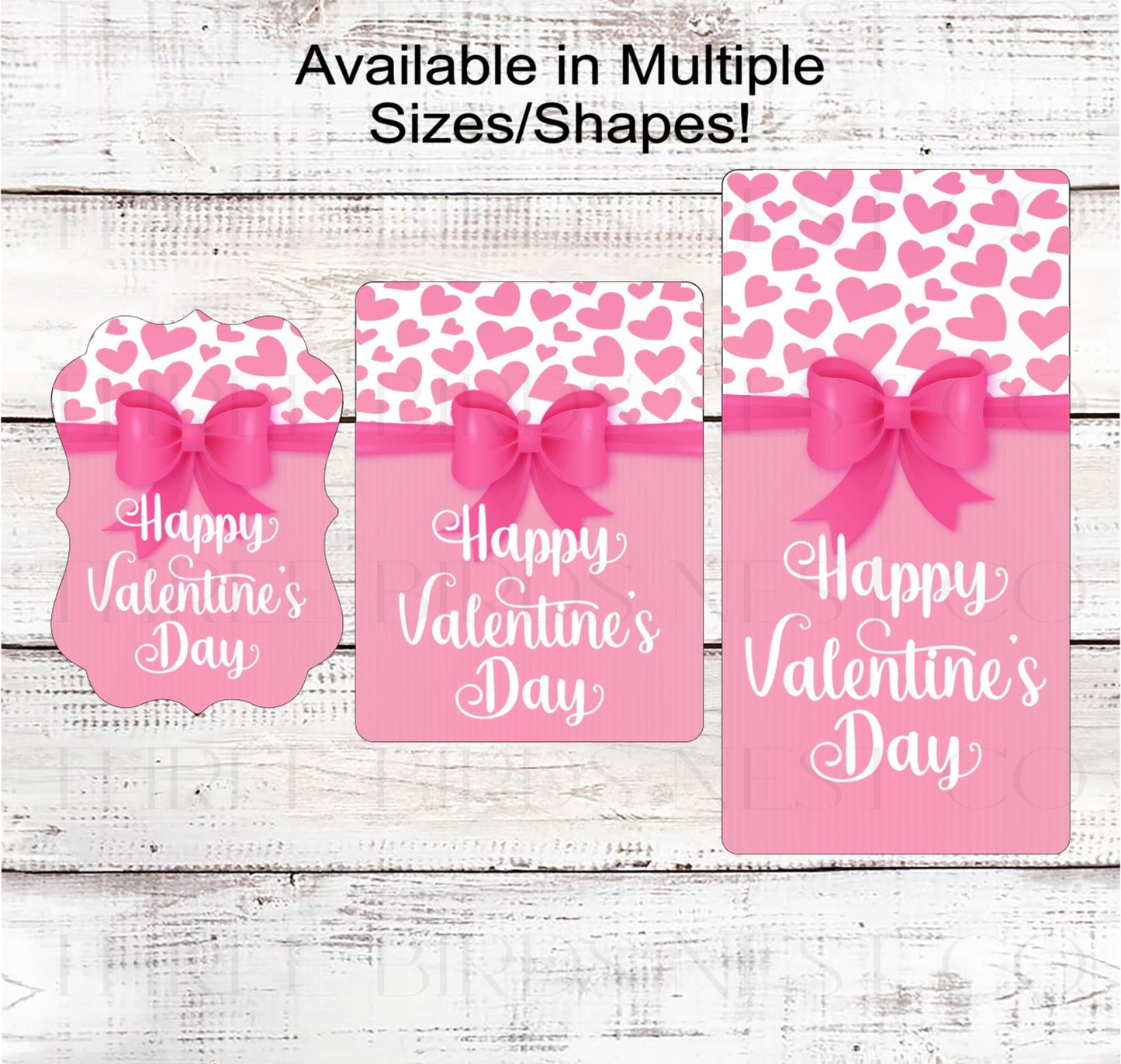 Happy Valentines Day Wreath Sign, Pink Lover - MH2310