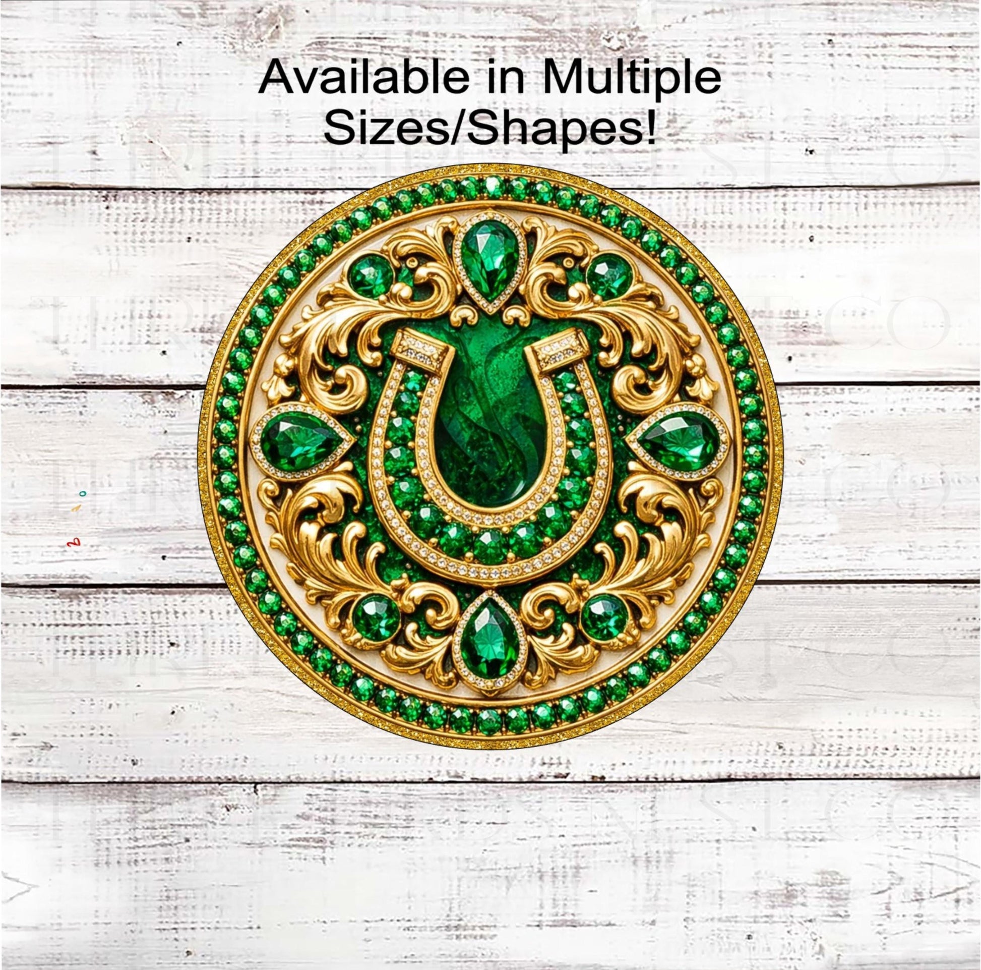 St Patricks Day Wreath Sign, Irish Welcome, Lucky Horseshoe- MH2454