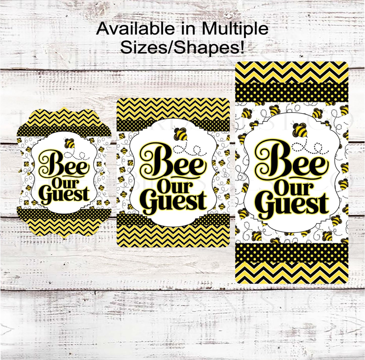 Bee Wreath Signs, Bee Our Guest- EV2467