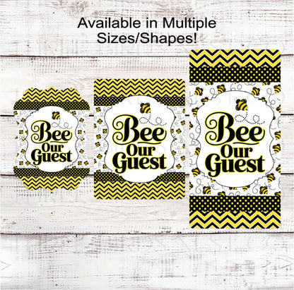 Bee Wreath Signs, Bee Our Guest- EV2467