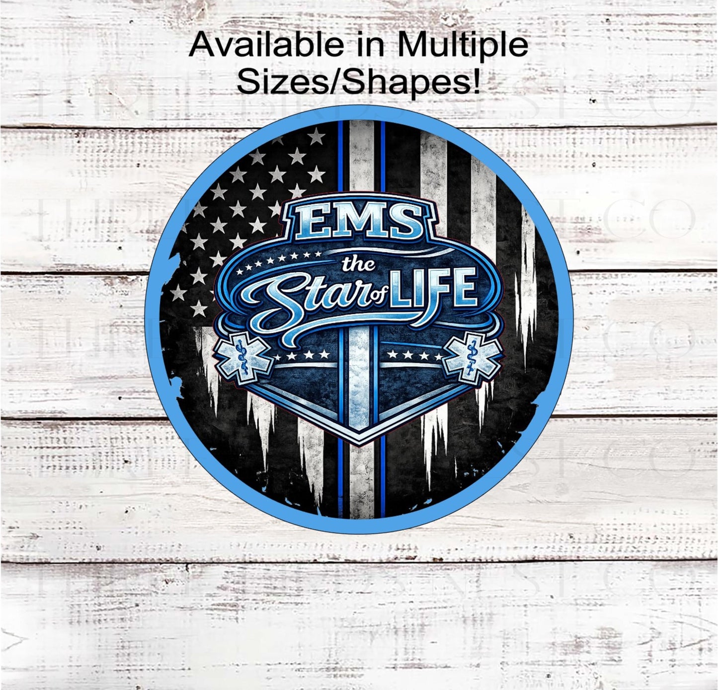 EMS Wreath Sign, The Star of Life- PH2556