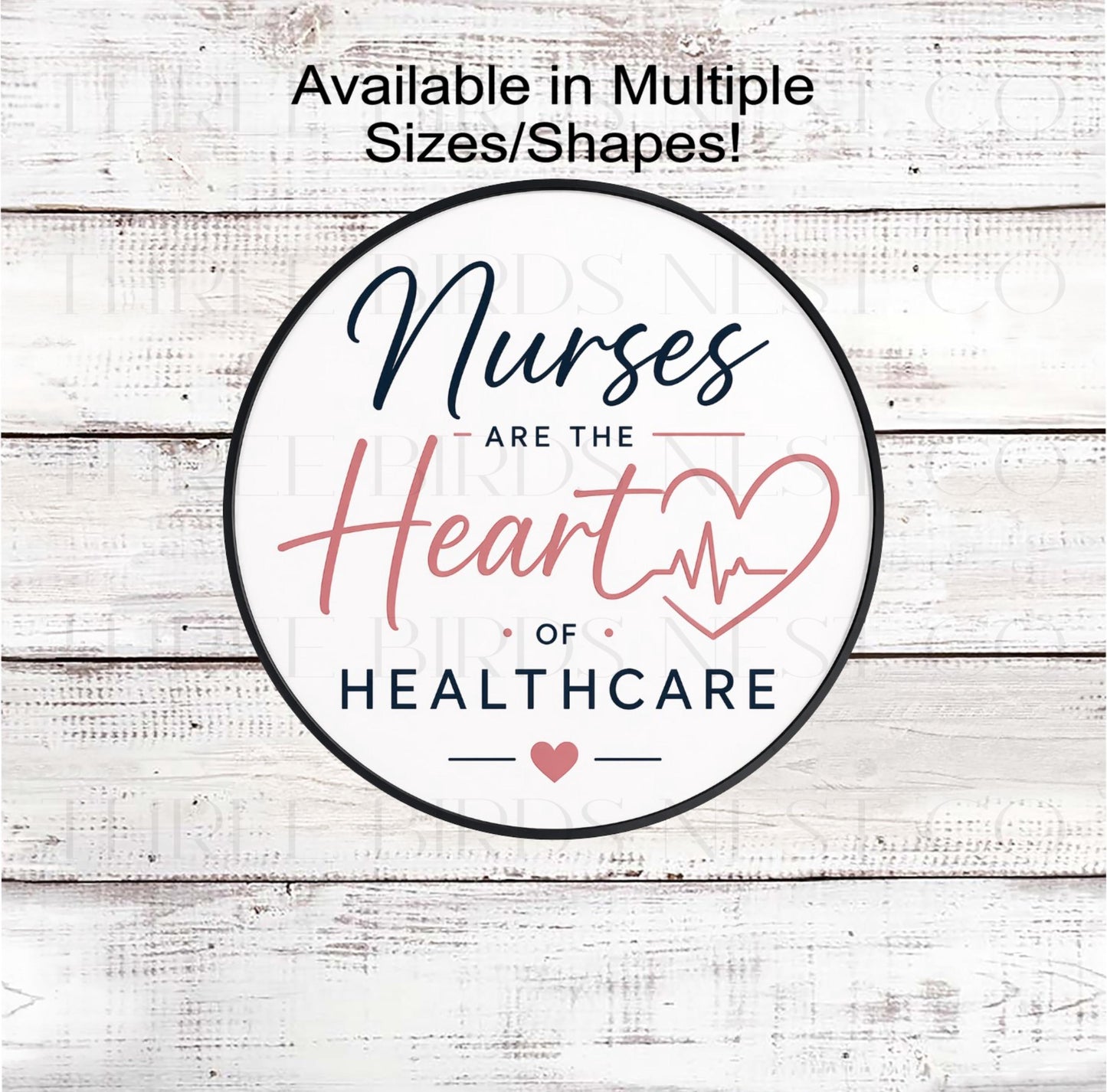 Nurse Wreath Sign, Heart of Healthcare, Doctors Office Decor- SW2689
