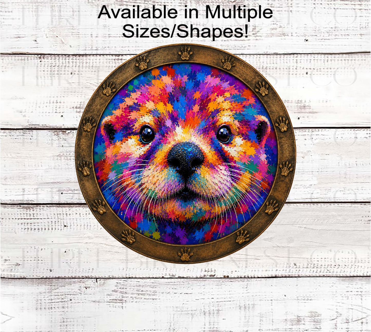 Otter Wreath Sign, Animal Lover- PA2833