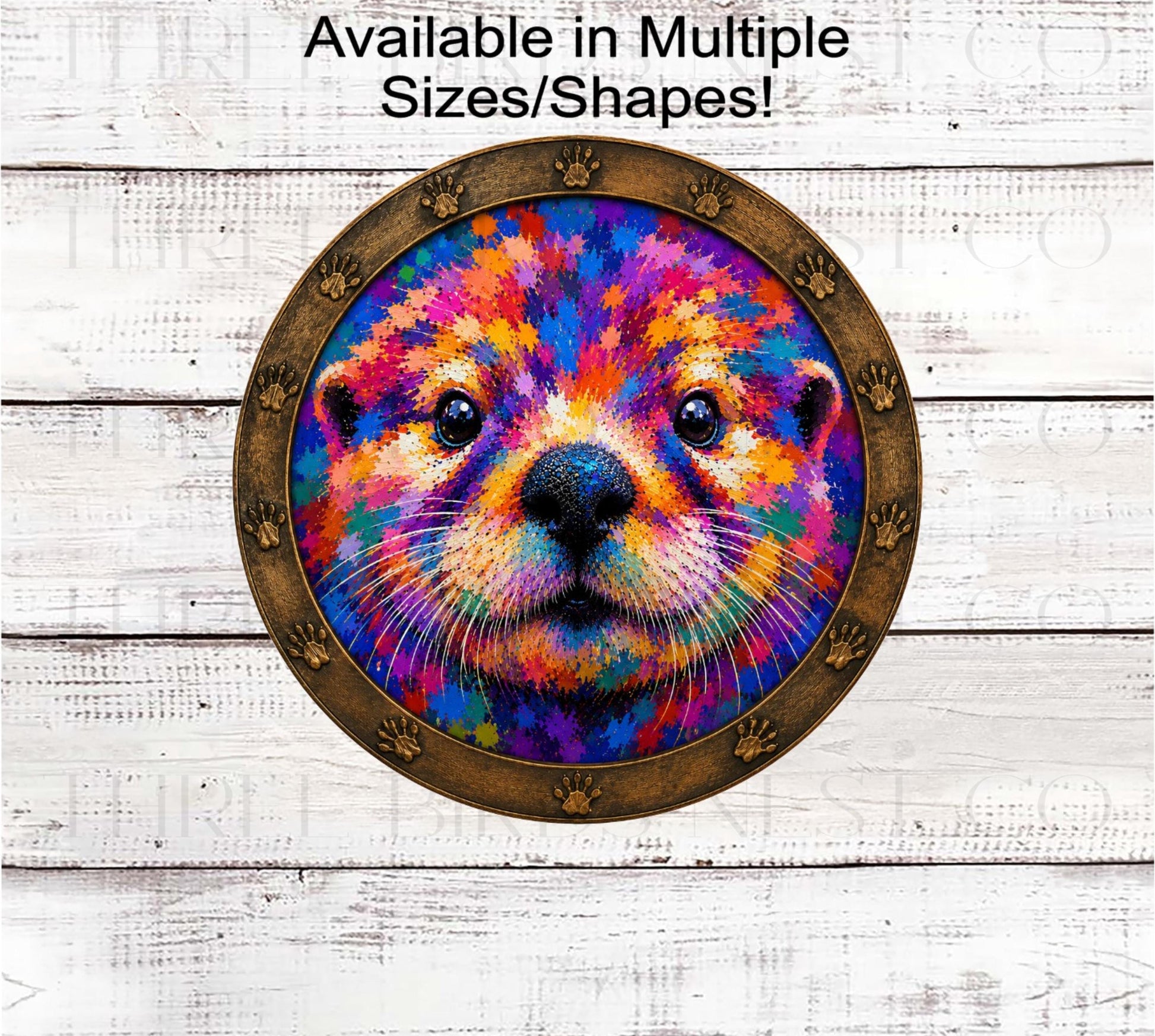 Otter Wreath Sign, Animal Lover- PA2833