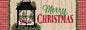 Red Truck Lantern Merry Christmas- PVC All Weather Sign