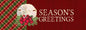 Seasons Greetings Sand Dollar- PVC All Weather Sign