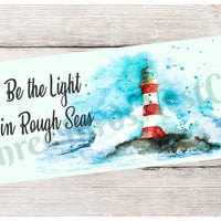 Rough Seas Lighthouse Sign