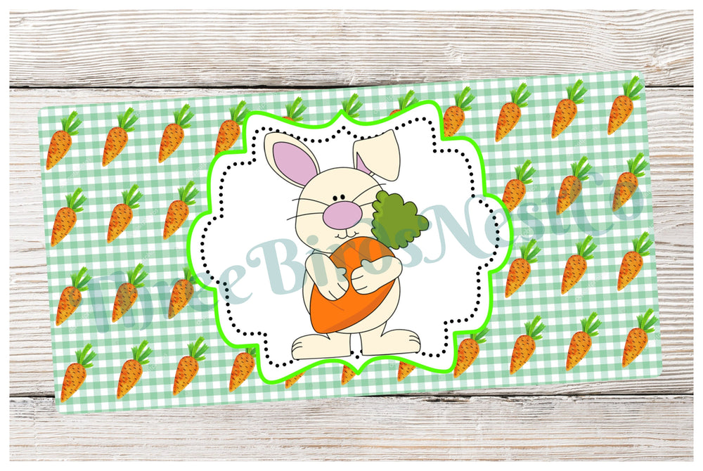 Easter Wreath Signs - Easter Bunny Sign - Easter Door Hanger - Carrot Sign - Easter Bunny Wreath