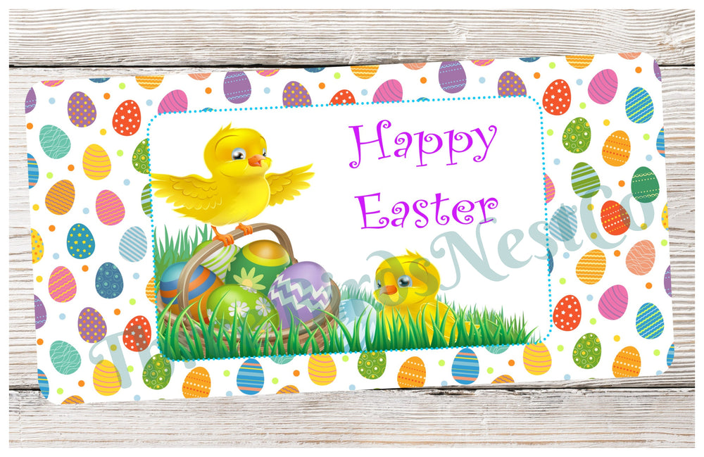 Happy Easter Chicks Sign