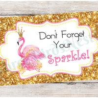 Don't Forget Your Sparkle Flamingo Sign