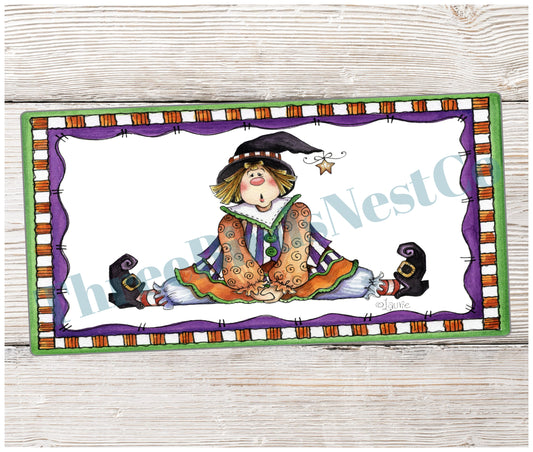 Witchy Poo Splits Halloween Sign