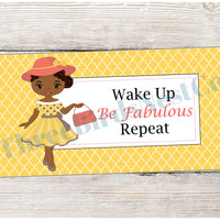 Wake Up and Be Fabulous African American Girl