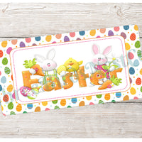 Easter Bunny Word Art Sign