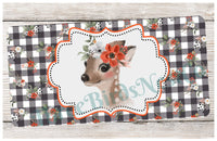 
              Woodland Deer Baby Sign
            