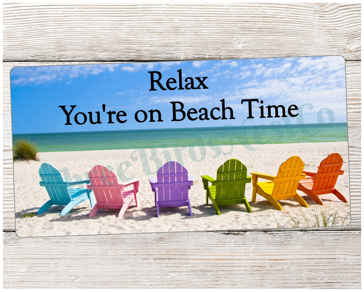 Beach Wreath Sign - Relax Sign - Beach Chair Signs - Beach Sign - Beach Wreath - Beach Decor - Beach Time