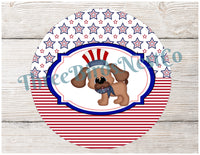 
              Patriotic Puppy Sign
            