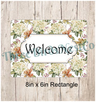 
              Hydrangea Welcome Sign
            