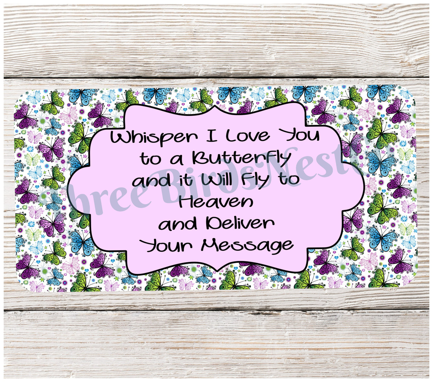 Butterfly Whisper Sign
