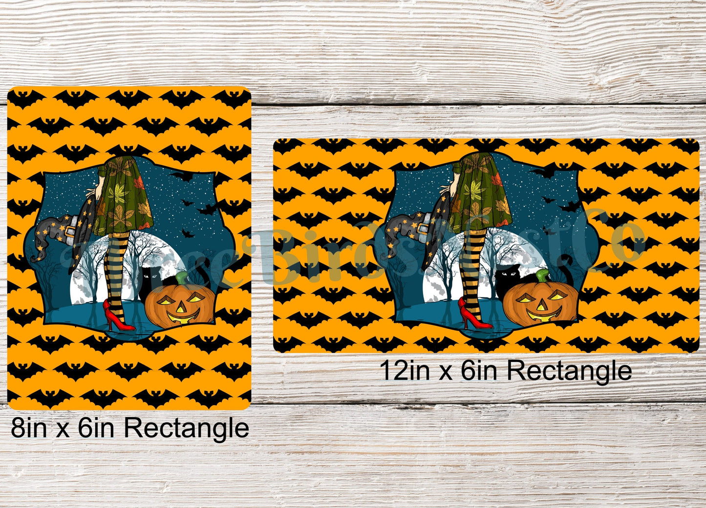 Halloween Witch Legs and Jack O Lantern Sign