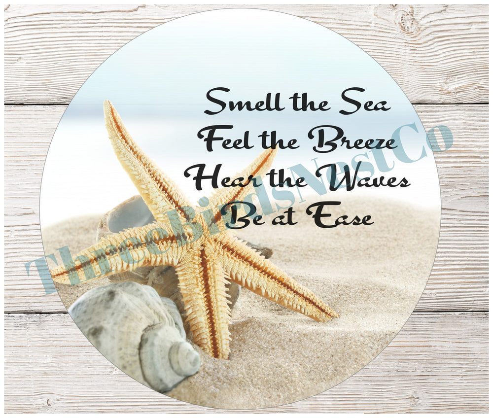 Smell the Sea Starfish Sign