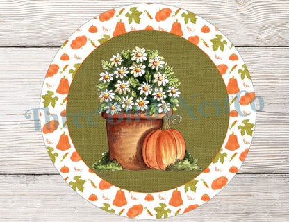 Fall Mums Planter Sign