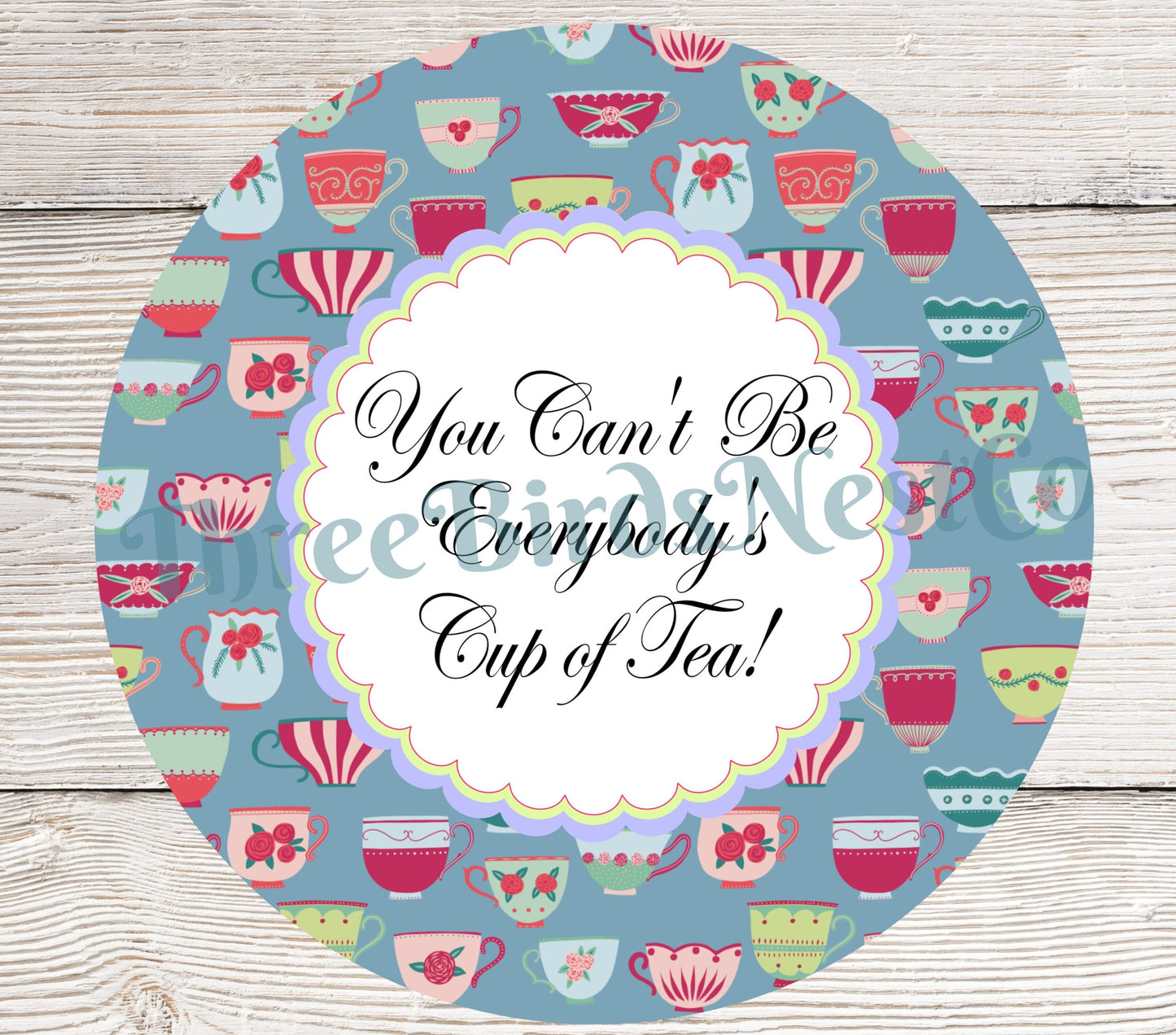 Cup of Tea Teacups Sign