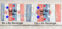 
              Patriotic Wreath Sign - Land That I Love Sign - Patriotic Welcome Sign - Patriotic Signs for Wreath - 4th of July Signs
            